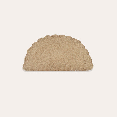 Sun-Clutch aus Raffia