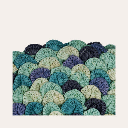 Bolso de mano Sun Sirena de rafia - Abysse