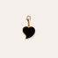 Charm pendentif Mirage Coeur émail grand modèle doré