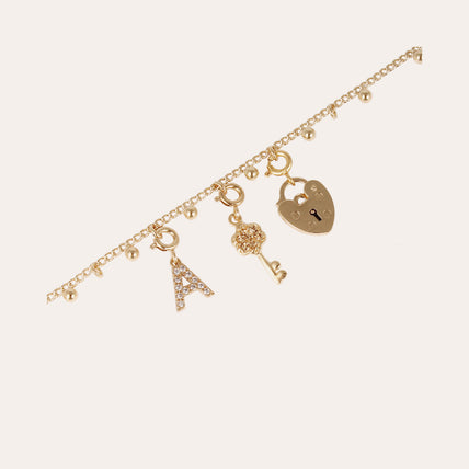 Collier Lucce doré - à personaliser